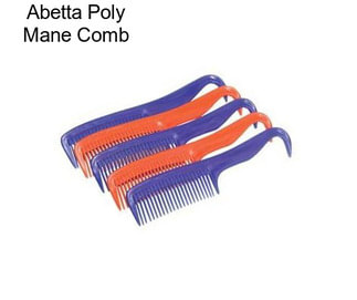 Abetta Poly Mane Comb