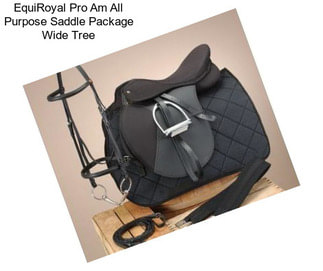 EquiRoyal Pro Am All Purpose Saddle Package Wide Tree