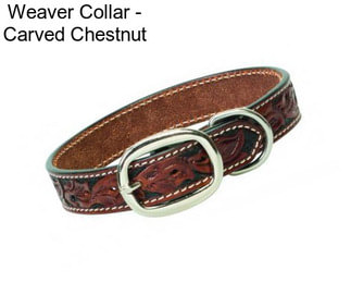 Weaver Collar - Carved Chestnut