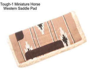 Tough-1 Miniature Horse Western Saddle Pad