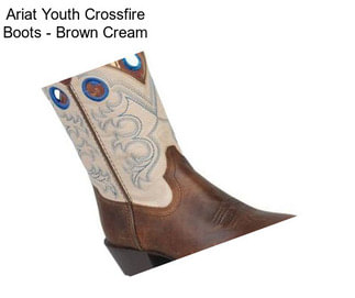 Ariat Youth Crossfire Boots - Brown Cream