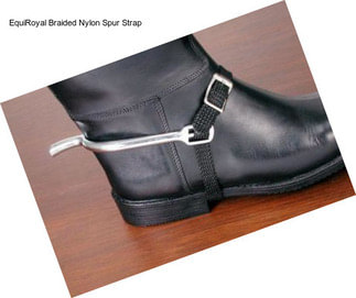 EquiRoyal Braided Nylon Spur Strap