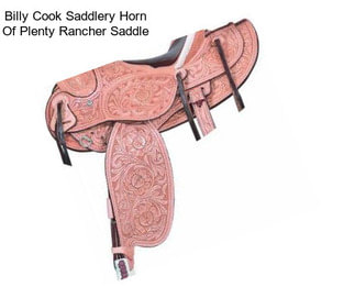 Billy Cook Saddlery Horn Of Plenty Rancher Saddle