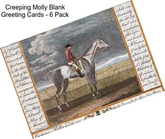 Creeping Molly Blank Greeting Cards - 6 Pack