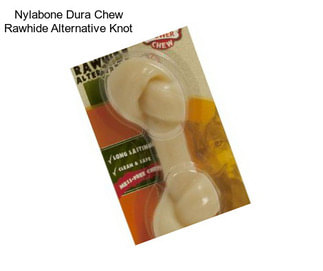 Nylabone Dura Chew Rawhide Alternative Knot