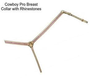 Cowboy Pro Breast Collar with Rhinestones