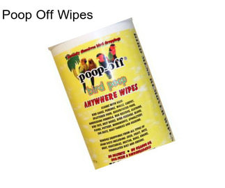 Poop Off Wipes