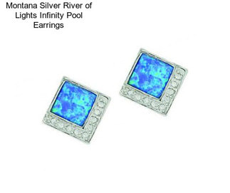 Montana Silver River of Lights Infinity Pool Earrings