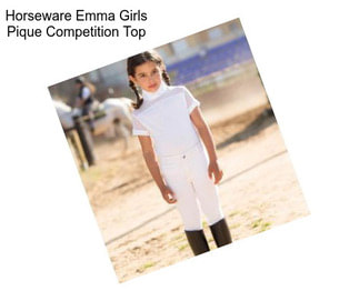 Horseware Emma Girls Pique Competition Top