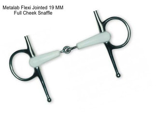 Metalab Flexi Jointed 19 MM Full Cheek Snaffle