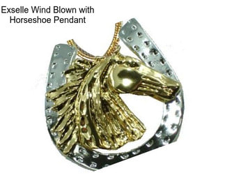 Exselle Wind Blown with Horseshoe Pendant