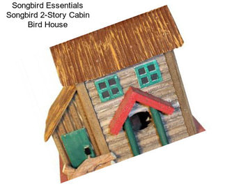 Songbird Essentials Songbird 2-Story Cabin Bird House