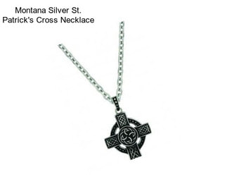 Montana Silver St. Patrick\'s Cross Necklace