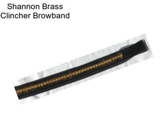 Shannon Brass Clincher Browband