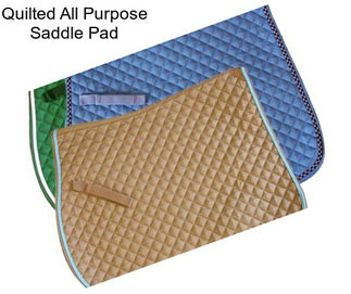 Quilted All Purpose Saddle Pad