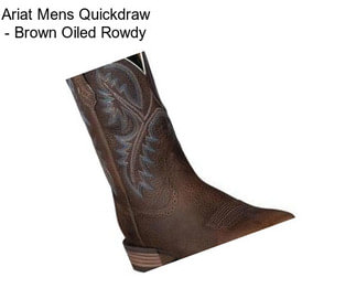 Ariat Mens Quickdraw - Brown Oiled Rowdy