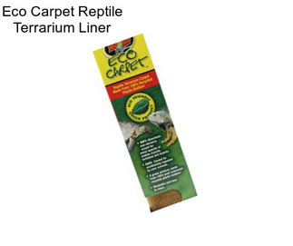 Eco Carpet Reptile Terrarium Liner