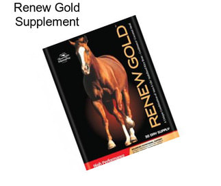 Renew Gold Supplement