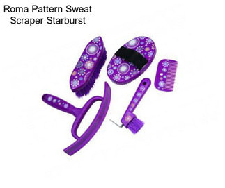 Roma Pattern Sweat Scraper Starburst