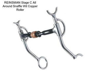 REINSMAN Stage C All Around Snaffle Wit Copper Roller