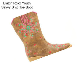 Blazin Roxx Youth Savvy Snip Toe Boot