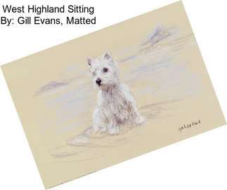 West Highland Sitting By: Gill Evans, Matted