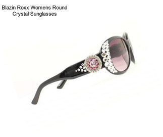 Blazin Roxx Womens Round Crystal Sunglasses