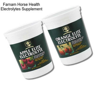Farnam Horse Health Electrolytes Supplement