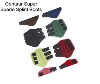 Centaur Super Suede Splint Boots