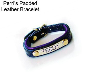 Perri\'s Padded Leather Bracelet