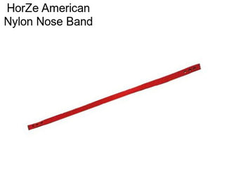 HorZe American Nylon Nose Band