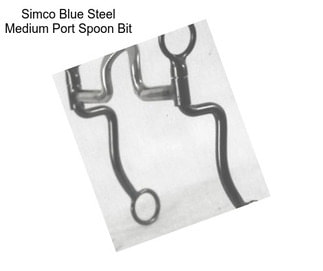 Simco Blue Steel Medium Port Spoon Bit