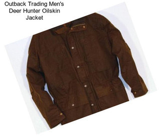 Outback Trading Men\'s Deer Hunter Oilskin Jacket