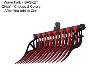 Wave Fork - BASKET ONLY - Choose 2 Colors After You add to Cart