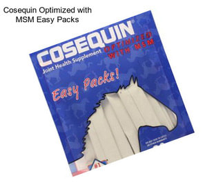 Cosequin Optimized with MSM Easy Packs