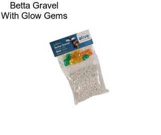 Betta Gravel With Glow Gems