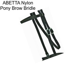 ABETTA Nylon Pony Brow Bridle