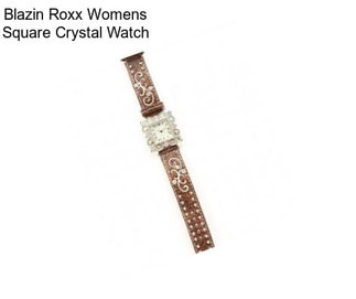 Blazin Roxx Womens Square Crystal Watch