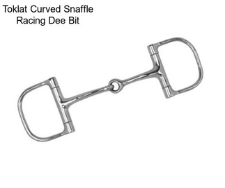 Toklat Curved Snaffle Racing Dee Bit