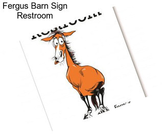Fergus Barn Sign \