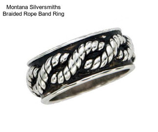 Montana Silversmiths Braided Rope Band Ring