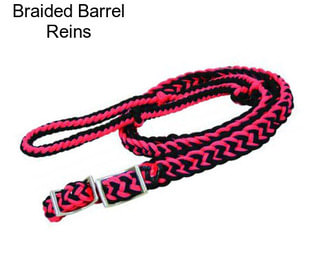 Braided Barrel Reins