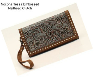 Nocona Tessa Embossed Nailhead Clutch