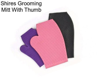 Shires Grooming Mitt With Thumb