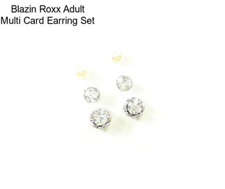Blazin Roxx Adult Multi Card Earring Set