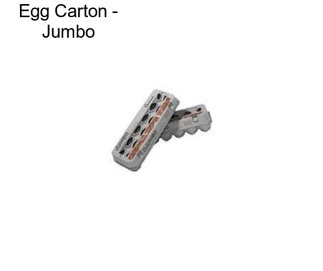 Egg Carton - Jumbo