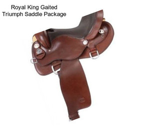 Royal King Gaited Triumph Saddle Package