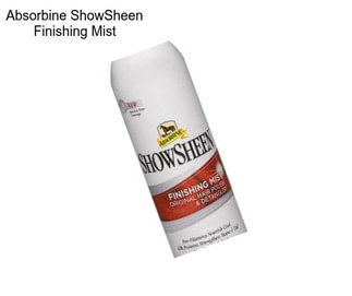 Absorbine ShowSheen Finishing Mist