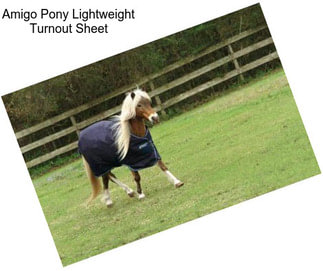 Amigo Pony Lightweight Turnout Sheet