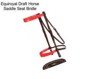 Equiroyal Draft Horse Saddle Seat Bridle